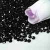 1000 BLACK ACRYLIC DIAMOND CONFETTI 4.5mm